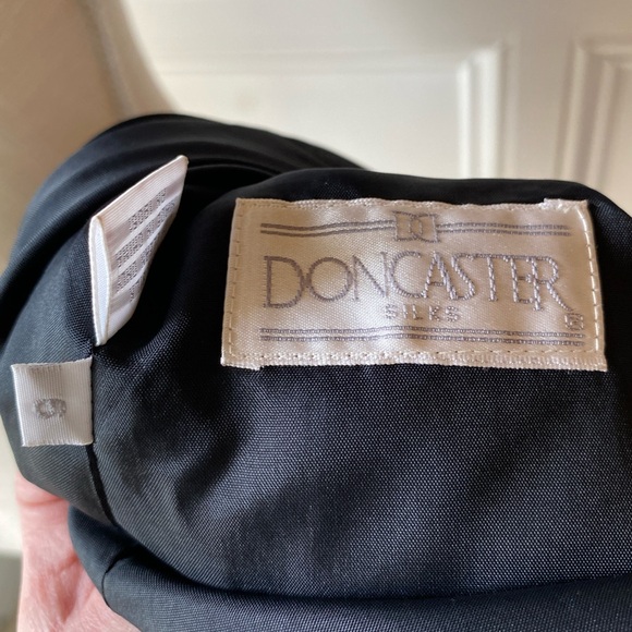 VTG 90’S DONCASTER SILK TWEED WOVEN BLAZER JACKET SIZE 6 - Picture 6 of 7